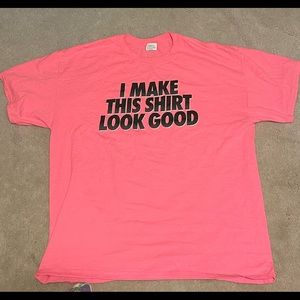 XL Pink tee